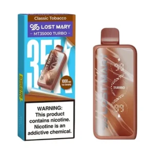 Lost Mary MT 35000 Puff Turbo Disposable - Classic Tobacco
