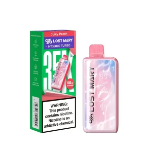 Lost Mary MT 35000 Puff Turbo Disposable - juicy Peach