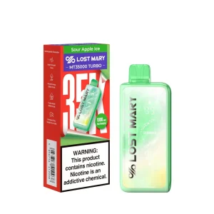 Lost Mary MT 35000 Puff Turbo Disposable - Sour Apple Ice