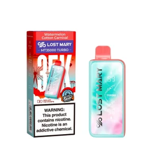 Lost Mary MT 35000 Puff Turbo Disposable - Watermelon - Cotton Carnival Edition