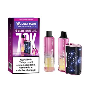 Lost Mary Nera Fullview Kit 70K Puff Disposable - Dragon Strawnana