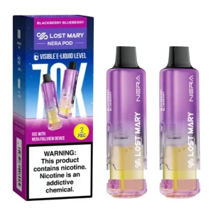 Lost Mary Nera Fullview 70K Puff Pre-filled Replacement Pod - 2PK - Blackberry Blueberry