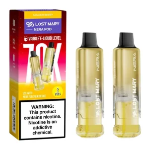 Lost Mary Nera Fullview 70K Puff Pre-filled Replacement Pod - 2PK - Golden Berry