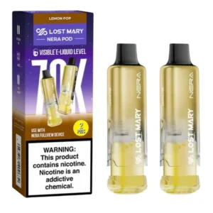 Lost Mary Nera Fullview 70K Puff Pre-filled Replacement Pod - 2PK - Lemon Pop