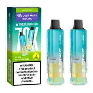 Lost Mary Nera Fullview 70K Puff Pre-filled Replacement Pod - 2PK - Winter Mint