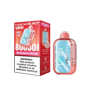 MAXRAY RUSH 80K Puff Disposable - Strawberry Burst
