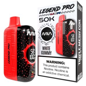 MIA Legend Pro 50K Puff Disposable - White Gummy