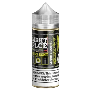 MRKTPLCE BKRS BSKT Lemon Biscotti 100ml E-Juice