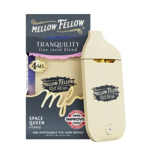 Mellow Fellow Live Resin Blend Disposable - 4ML - Tranquility - Space Queen/Hybrid