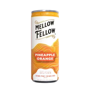 Mellow Fellow Seltzer D9+CBD Beverages 20MG- 12CT Variety Pack
