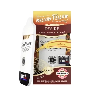 Mellow Fellow Terp Sauce Blend Disposable 5ML - Desire - Venice Gelato/Hybrid