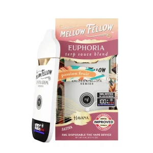 Mellow Fellow Terp Sauce Blend Disposable 5ML - Euphoria - Havana Passion Fruit/Hybrid