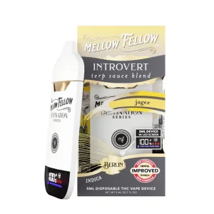 Mellow Fellow Terp Sauce Blend Disposable 5ML - Introvert-Berlin Jager/Indica