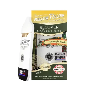 Mellow Fellow Terp Sauce Blend Disposable 5ML - Recover-Nassau Triangle Kush/Indica