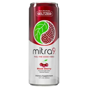 Mitra 9 Kratom Seltzer 12 OZ - Black Cherry