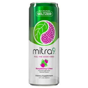 Mitra 9 Kratom Seltzer 12 OZ - Raspberry Lime