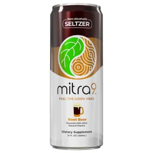 Mitra 9 Kratom Seltzer 12 OZ - Root Beer