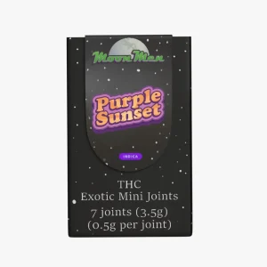 Moon Men THC Exotic Mini Joints 3.5G - 7CT - Purple Sunset/Indica