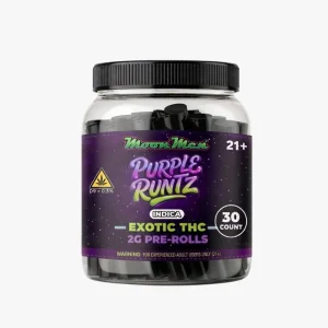 Moon Men THC Exotic Prerolls 2G-30CT - Purple Runtz/Indica