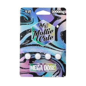 Ms Mollie Cule Mega dose Mushroom Tablets 5000MG-4CT