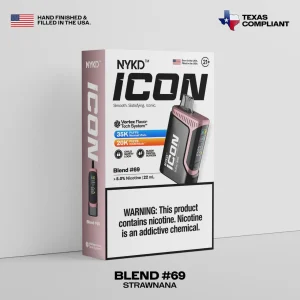 NYKD ICON 35K Puff Disposable - Blend Strawnana