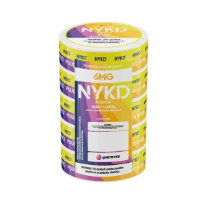 NYKD Nicotine Pouches - 5PK - Berry Lemon - 6MG