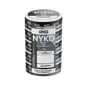 NYKD Nicotine Pouches - 5PK - Pure - 6MG
