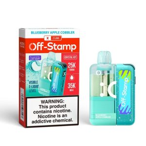 Off Stamp X-Cube Crystal 35K Puff Disposable - Blueberry Apple Cobbler