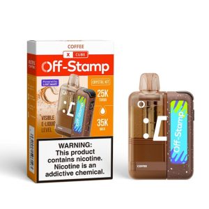Off Stamp X-Cube Crystal 35K Puff Disposable - Coffee