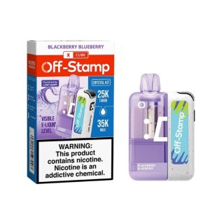 Off Stamp X-Cube Crystal 35K Puff Disposable - Blackberry Blueberry