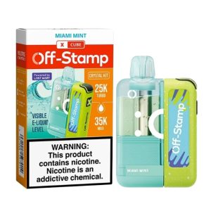 Off Stamp X-Cube Crystal 35K Puff Disposable - Miami Mint