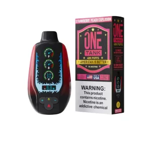One Tank 40K Puff Disposable - Strawberry Peach Explosion