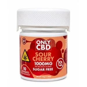 Only CBD Sugar Free Gummies 1000MG - Sour Cherry