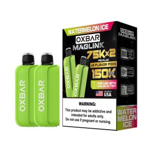 Oxbar Maglink 75K Pre-filled Replacement Pod Cartridge - 2PK - Watermelon Ice