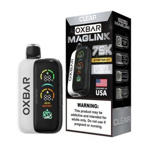 Oxbar Maglink Kit 75K Puff Disposable - Clear