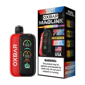 Oxbar Maglink Kit 75K Puff Disposable - Rocket Burst