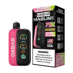Oxbar Maglink Kit 75K Puff Disposable - Strawberry Savage Batch