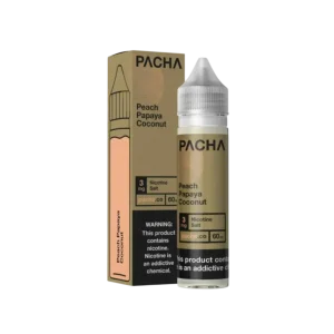 Pacha Peach Papaya Coconut Cream Synthetic Nicotine 60ml E-Juice