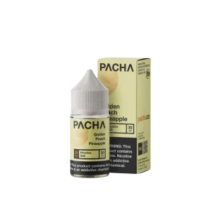 Pacha Salts Golden Peach Pineapple Synthetic Nicotine E-Juice 30ml