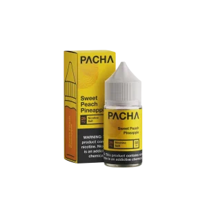 Pacha Salts Sweet Peach Pineapple Synthetic Nicotine E-Juice 30ml