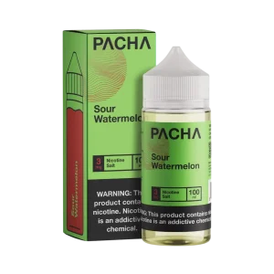 Pacha Sour Watermelon Synthetic Nicotine 100ml E-Juice