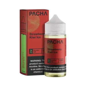 Pacha Strawberry Kiwi Ice Synthetic Nicotine 100ml E-Juice