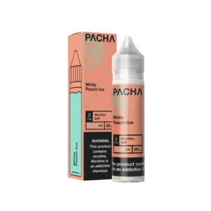 Pacha White Peach Ice Synthetic Nicotine 60ml E-Juice