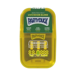 PartyDuck D8/THC-A/THC-P Live Rosin Blend switch Disposable 3G