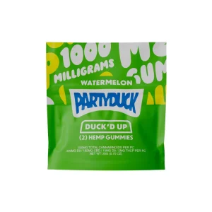 PartyDuck D8/CBD 2XL Mega Gummies 30PK-2CT - Watermelon