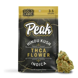 Peak Gold Label THCA Flower 3.5G - Hindu Kush/Indica