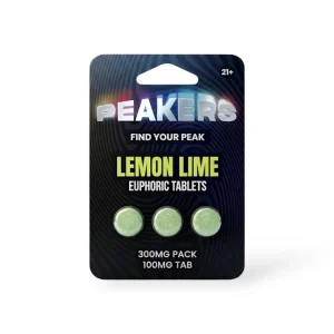 Peakers Euphoric Blend Tablets 300MG-3CT - Lemon Lime