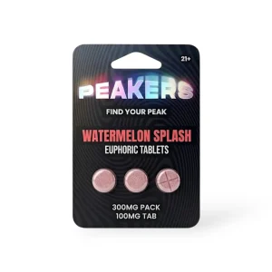 Peakers Euphoric Blend Tablets 300MG-3CT - Watermelon Splash