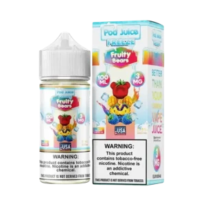 Pod Juice Fruity Bears Freeze Tobacco Free Nicotine E-Juice 100ml