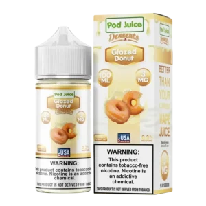 Pod Juice Glazed Donut Tobacco Free Nicotine E-Juice 100ml